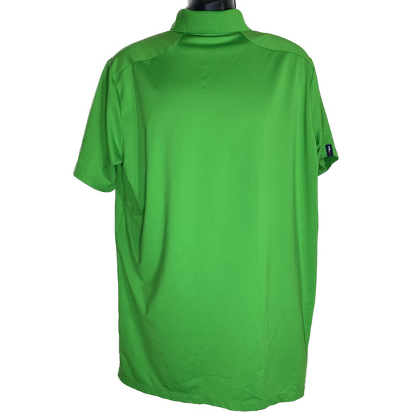 RLX Polo Shirt‎ Mens Size Large Performance Fit Polo Shirt Green Embroidery EUC - Picture 2 of 9
